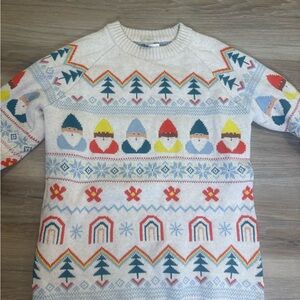 Hanna Andersson Multicolor Festive Crewneck Sweater